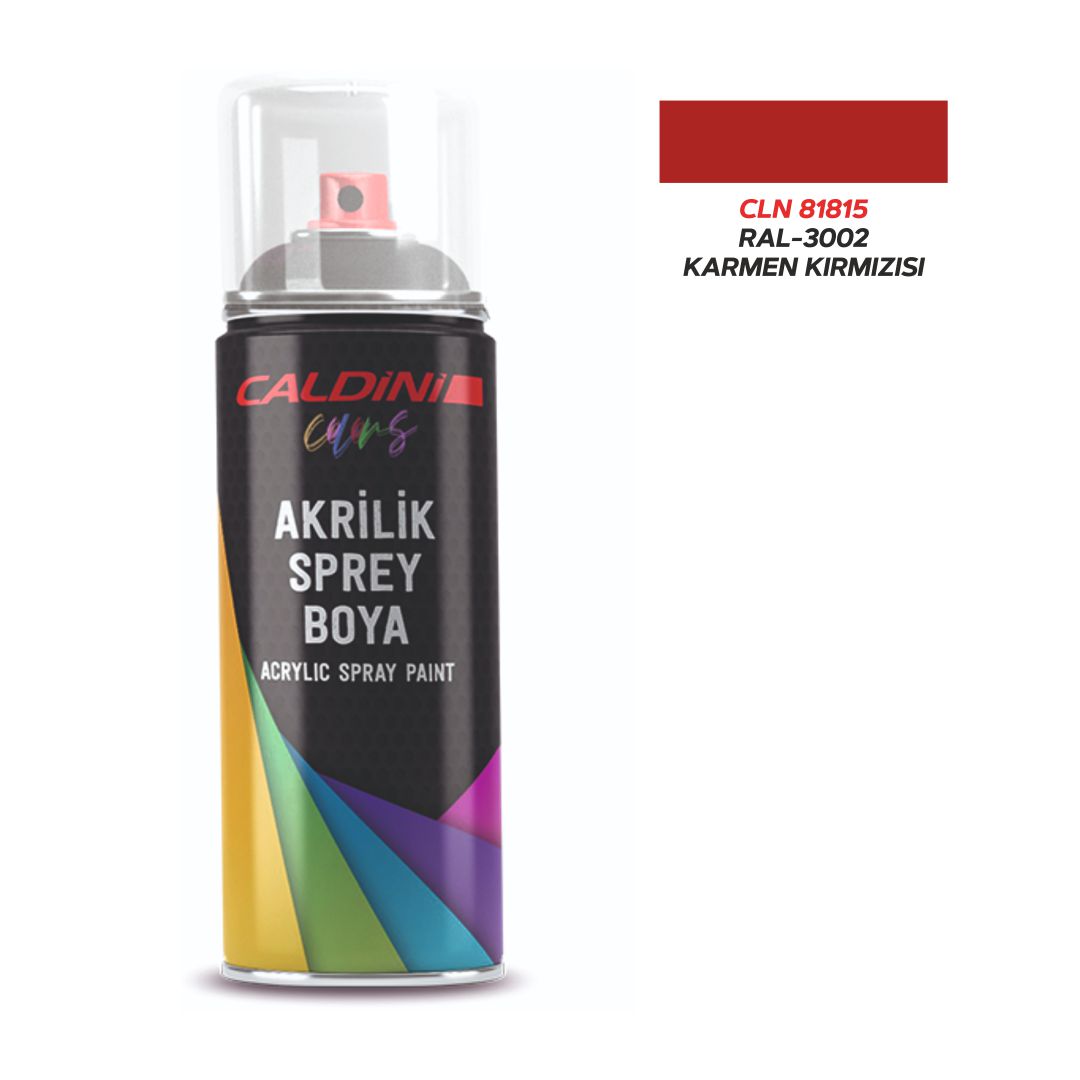 CALDINI AKRILIK RAL-3002 KARMEN KIRMIZISI 400 ml.